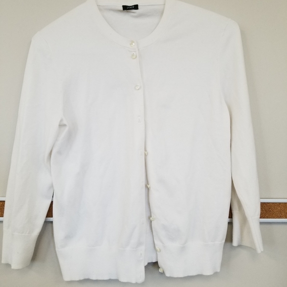 White Cardigan | Jcrew Cardigan - Picture 2 of 3